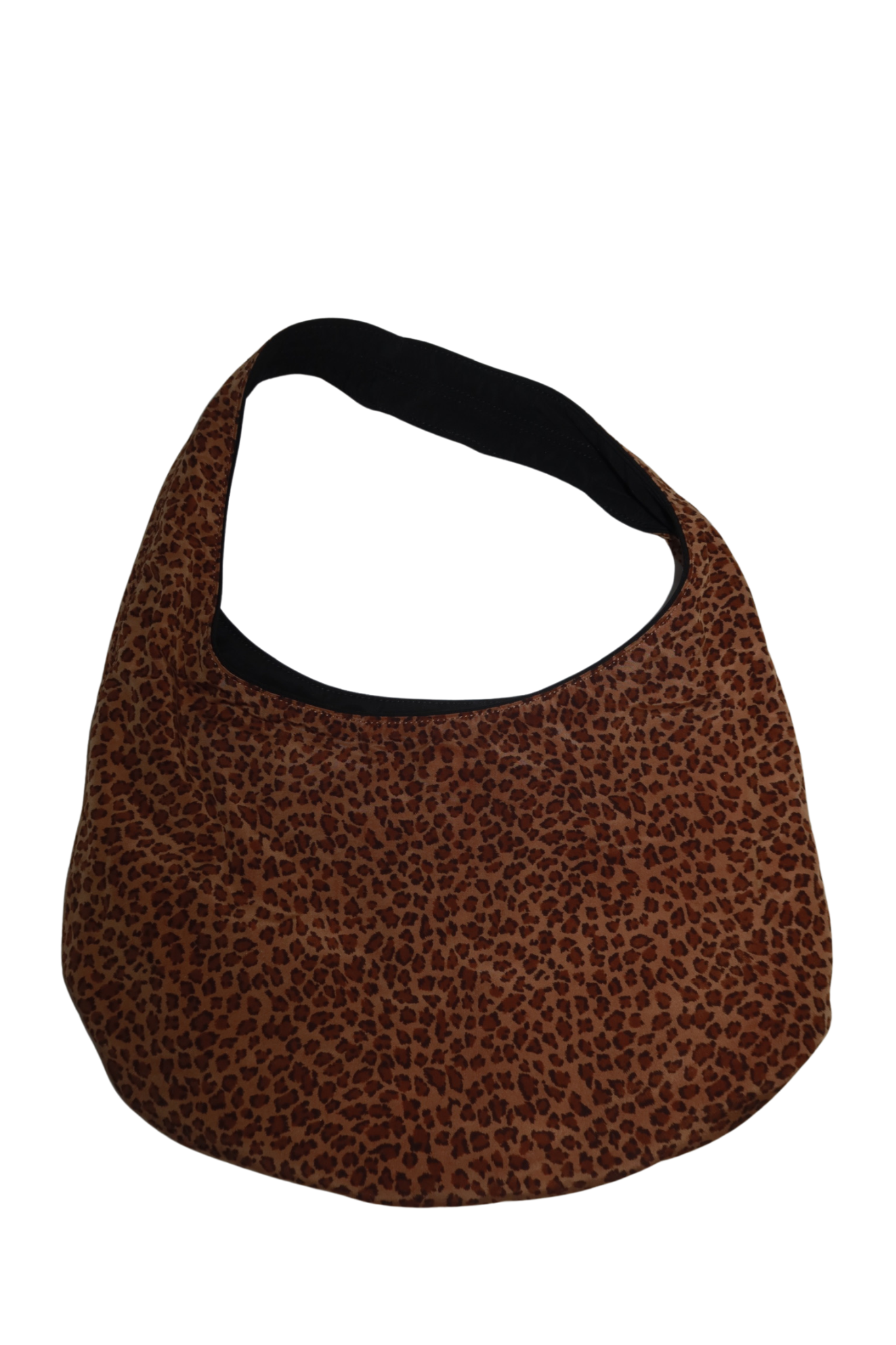 BOTTEGA VENETA Leopard Print Reversible Nylon Hobo