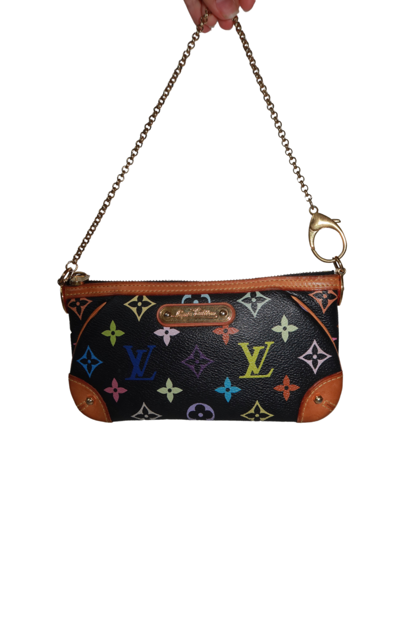 LOUIS VUITTON x Takashi Murakami Monogram Multicolore Pochette Accessories