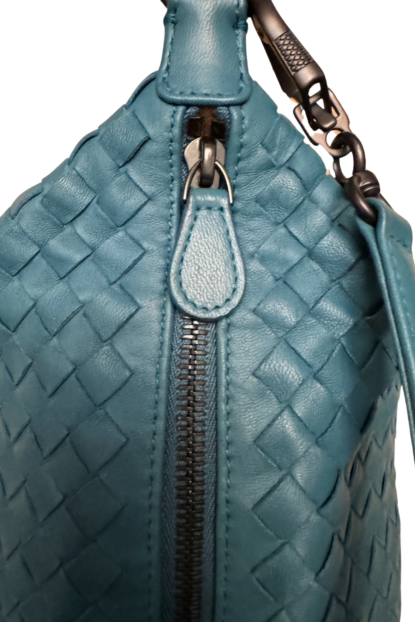 BOTTEGA VENETA Zip Hobo Intrecciato Nappa Small