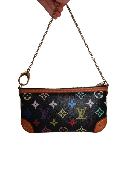 LOUIS VUITTON x Takashi Murakami Monogram Multicolore Pochette Accessories