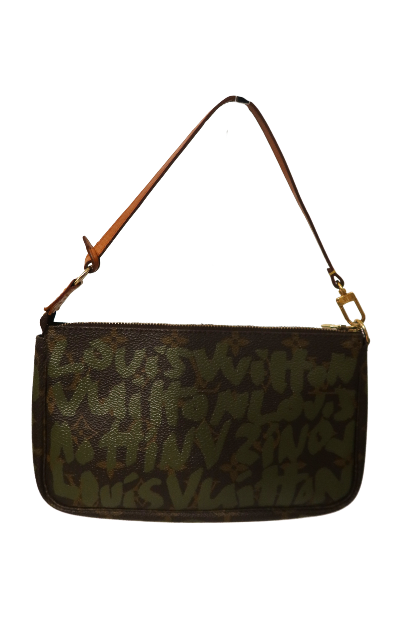 Louis Vuitton x Stephen Sprouse Monogram Green Graffiti Pochette Accessories