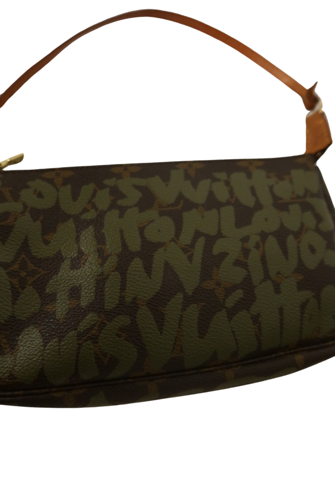 Louis Vuitton x Stephen Sprouse Monogram Green Graffiti Pochette Accessories